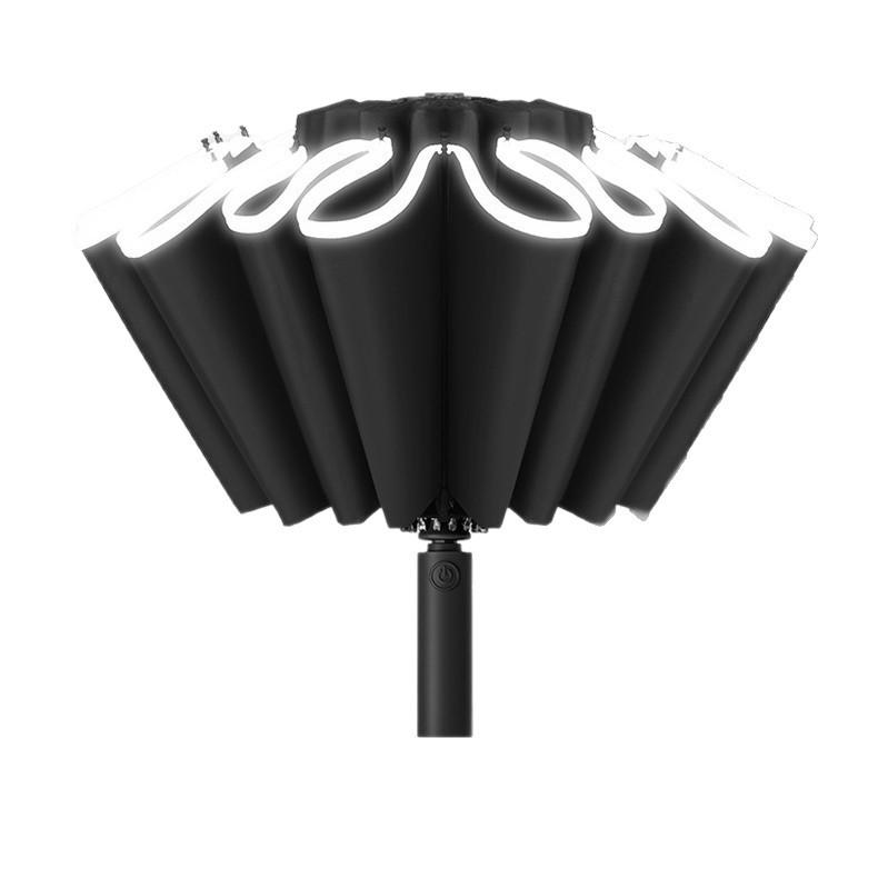 32-Rib Double-Bone Automatic Sun & Rain Car Umbrella - Customizable Folding Sun Protection & Gift