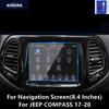 For JEEP COMPASS 17-22 Dashboard,Navigation Screen Transparent TPU Protective Film Anti-scratch Repair Accessories Refit