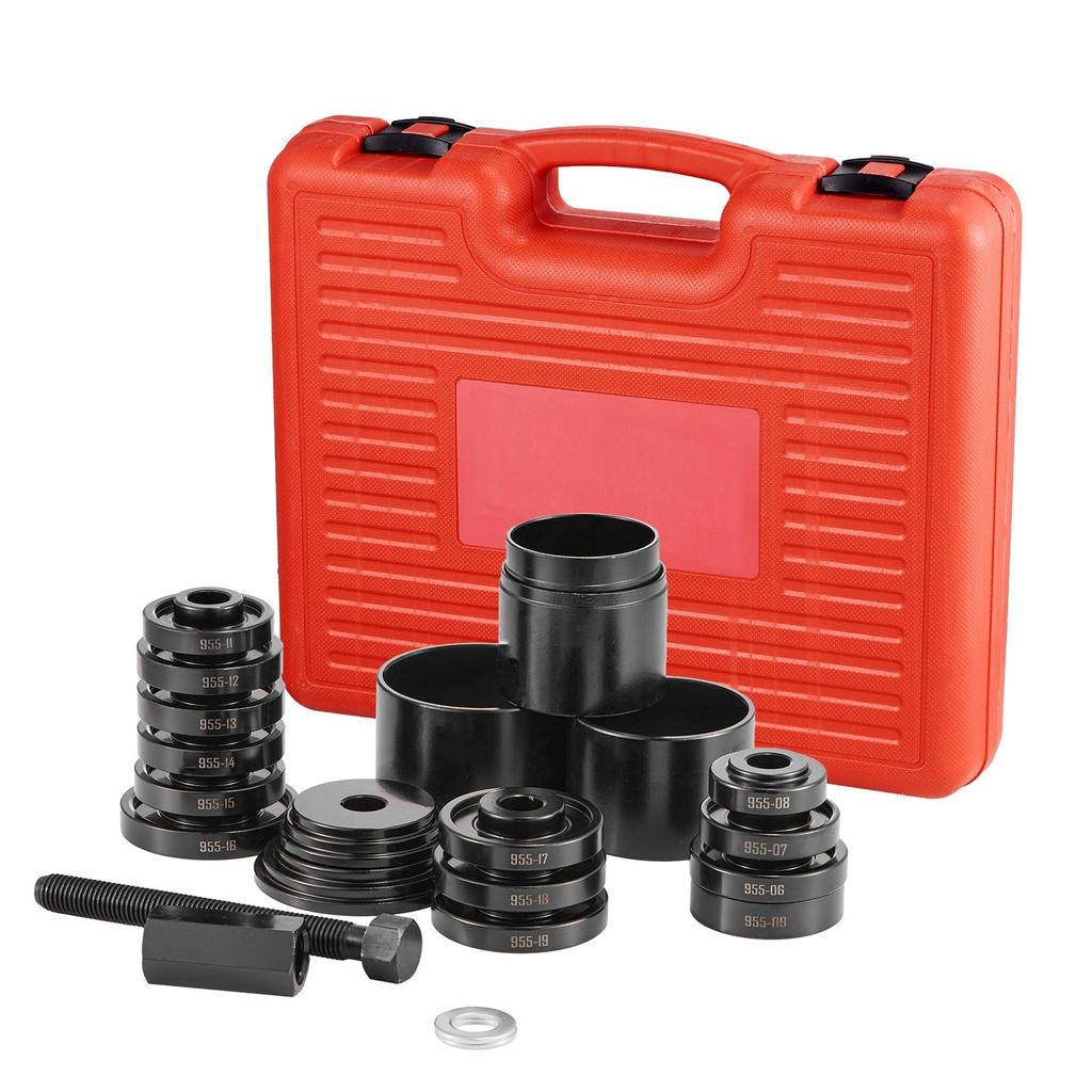 Wheel Bearing Press Kit, 23 PCS FWD Bearing Puller Tools, for Front Wheel Drive Bearing Removal and Installation, Wheel Bearing Tool with Sliding