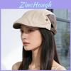 Minimalist Retro Womens British Style Newsboy Cap With Adjustable Fit For Casual Summer Wear