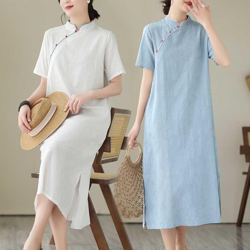 

Women s Casual Comfort Maxi Dress M синий