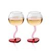 Luxury Heart-Shaped White Wine Goblet: Perfect for Valentine's Day or Weddings.