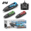 2.4G High-Speed Remote Control Waterproof Electric Speedboat with Lights for Kids