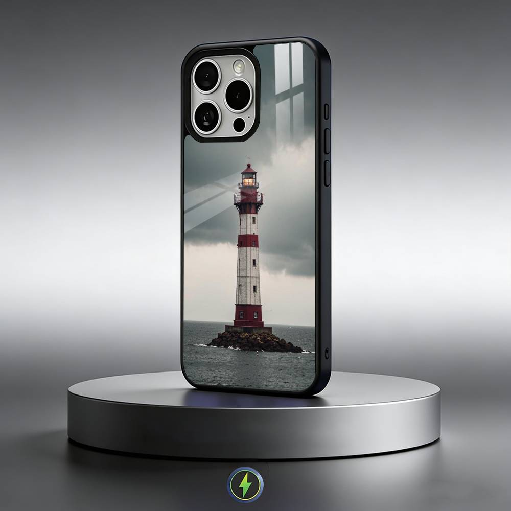 

Lighthouse Phone Case For iPhone17,16,15,14,13,12,11 Plus,Pro Max Magnetic For Magsafe Wireless Charging iPhone17Promax