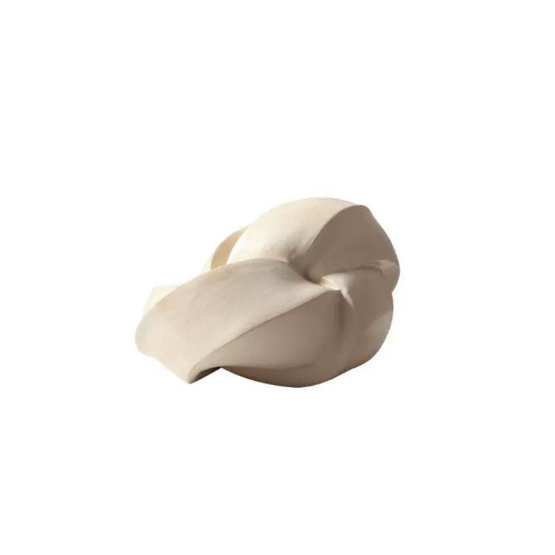 Resin Handicrafts Abstract Geometric Knot Silver Ball Winding Twist Decorative Figurines Home Decoration Accessories