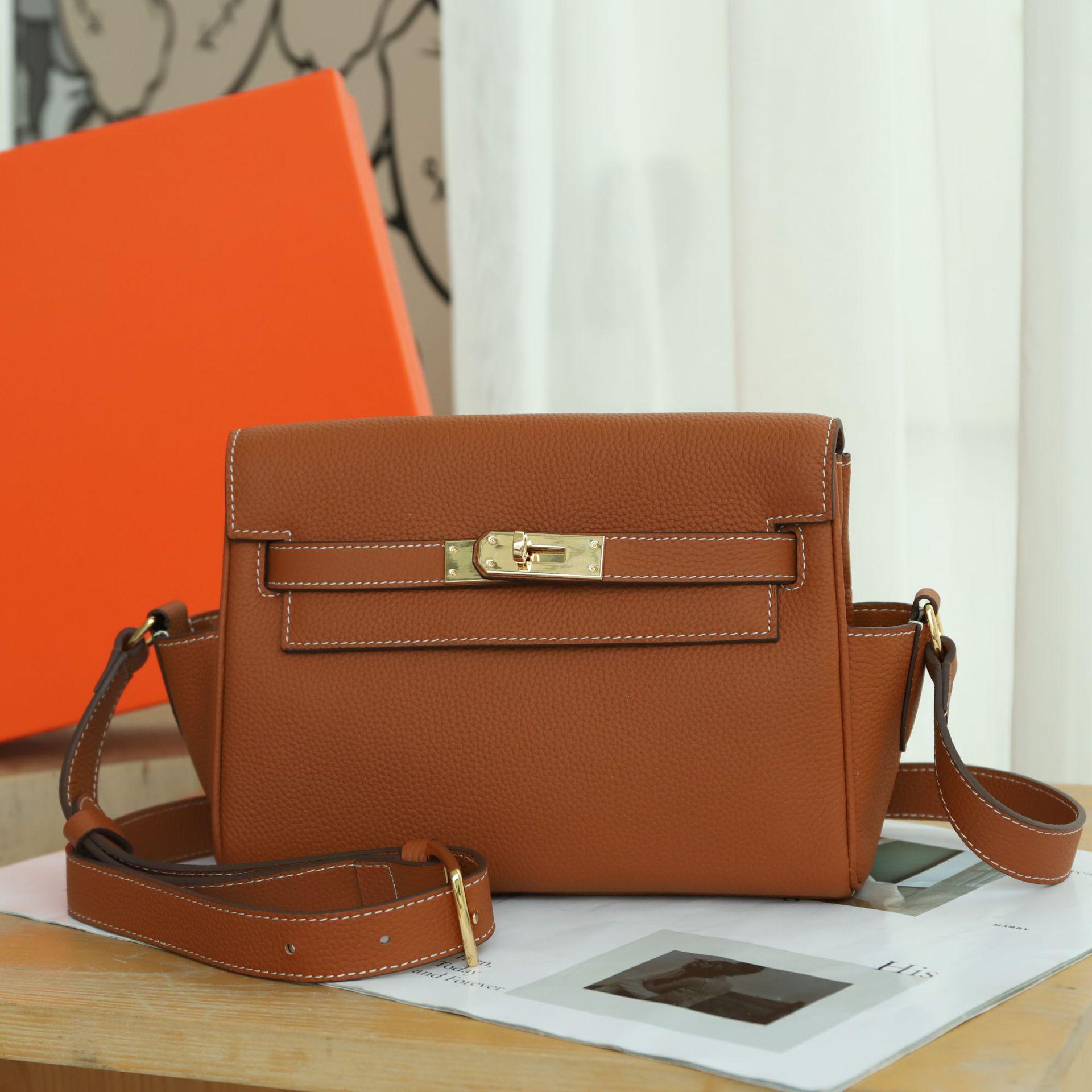 

Kelly Mini Second Gen Genuine Leather Crossbody & Waist Bag - Women s Trendy Fashion Messenger Bag 25*10*18CM