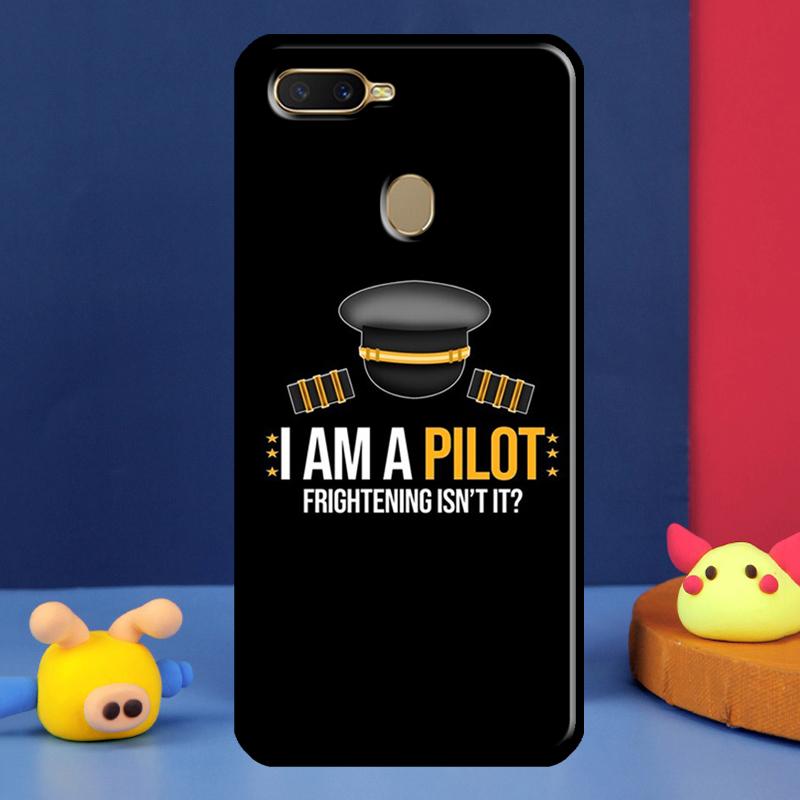 Aviation Aeroplane Pilot Cockpit Case For Oppo A91 A5 A9 A16 A76 A96 A58 A78 A98 A52 A72 A74 A94 A54 S A57 A77 A15 A17 Cover