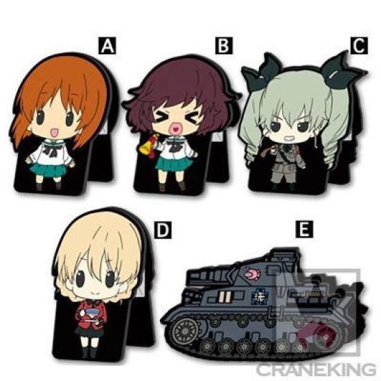 Small Clip Mascot 5 types in total "Girls & Panzer"