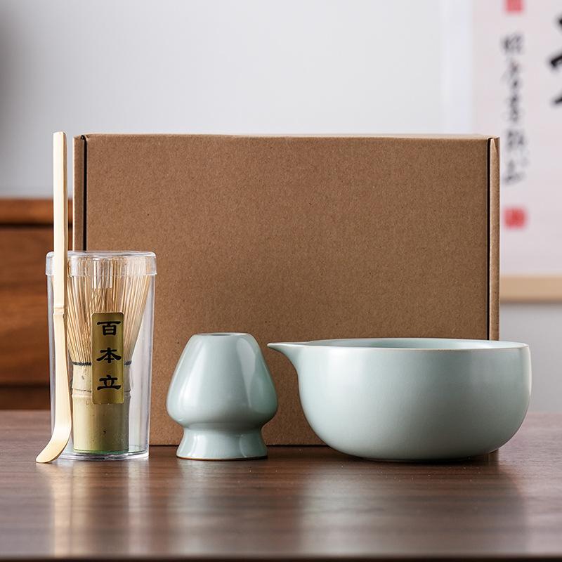 Matcha tea ceremony tools, Baibenli tea bowl, household set, high-end tea mixer, souvenir set