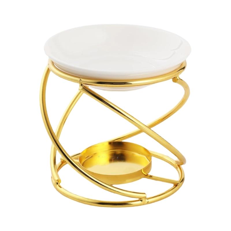 Dekorative Keramik Ätherisches Öl Brenner Aromatherapie Duftdiffusor Teelichthalter Ständer für Meditationsraum