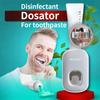 1/2 Black and White Household Non Porous Automatic Toothpaste Squeezing Machine for Artificial Products, Suction Wall Extruder