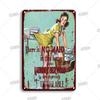 Funny Aloha Tiki Bar Tin Sign, Vintage Beach Bar, Pub Art, Wall Decor, Metal Plate, Retro Hawaii Beauty, Iron Painting Signs