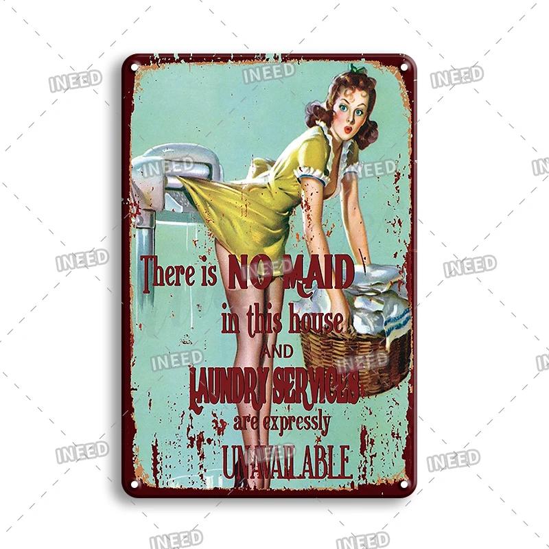 Funny Aloha Tiki Bar Tin Sign, Vintage Beach Bar, Pub Art, Wall Decor, Metal Plate, Retro Hawaii Beauty, Iron Painting Signs