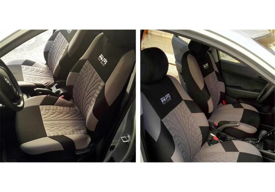 Classic Washable Embroidery 2PCS Car Seat Covers Set Universal For Most Brand Vehicle Interior Accessories Seat Covers