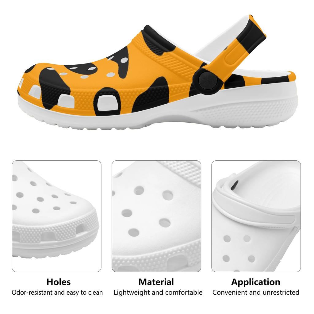 Printed EVA Casual Clogs Adult Unisex Lightweight Soft Slip On Soft Footwear Lightweight Summer Sandals Summer Daily Wear