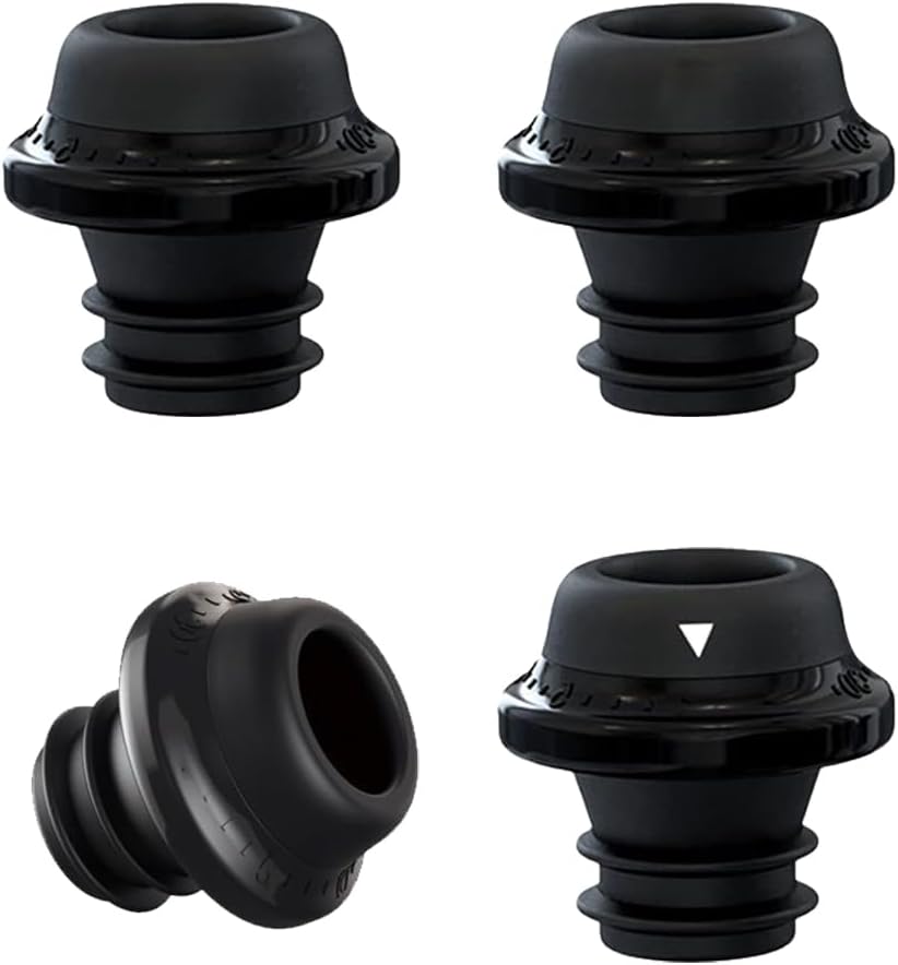 

Электрический вакуумный насос для вина AIKARO с пробкой для бутылки Автоматический консерватор для вина, Работает от батареек чёрный