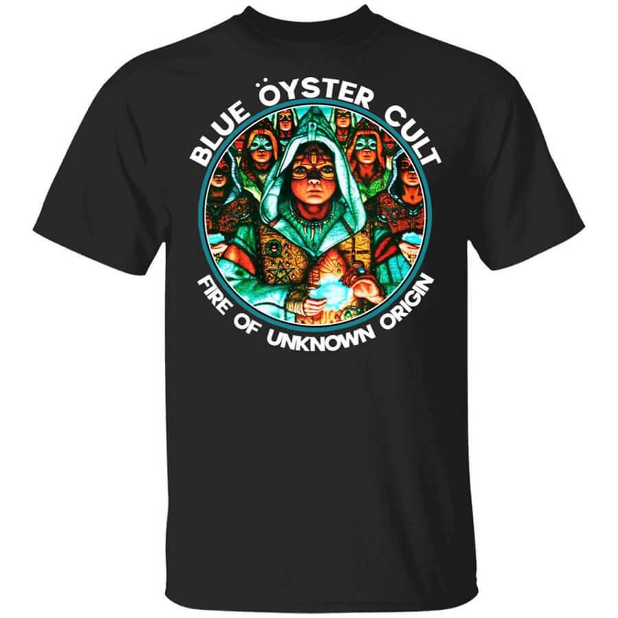 Blue Öyster Cult Fire Of Unknown Origin Shirt Black Unisex S-5XL LI944 XL