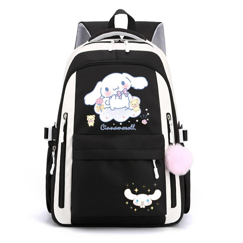 Mignon Xiaoqing Dessin Animé Chiot Périphérique Impression Sac d'École pour Enfants, Sac à Dos de Loisirs pour Élèves du Primaire et du Secondaire