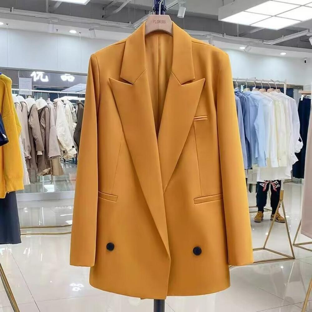 Small Suit Jacket Women's Spring and Autumn Temperament This Year's Popular Tops Women