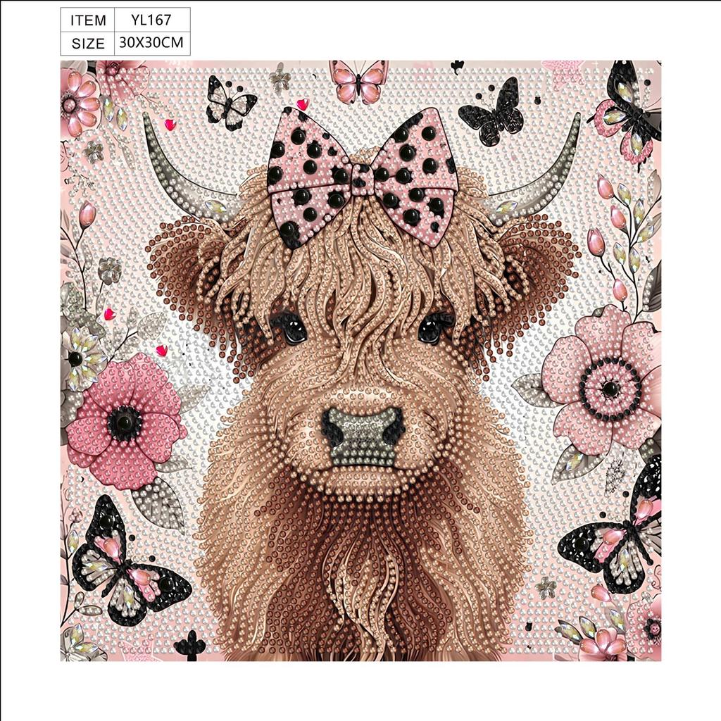 30 * 30 Special-shaped Diamond Painting Full of Diamonds Handmade Sticker Material Package, Diamond Sticker DIY Decorative Painting