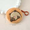 Cute Cartoon Plush Coin Purse Mini Soft Cute Guinea Pig Coin Storage Bag Student Portable Headphone Bag
