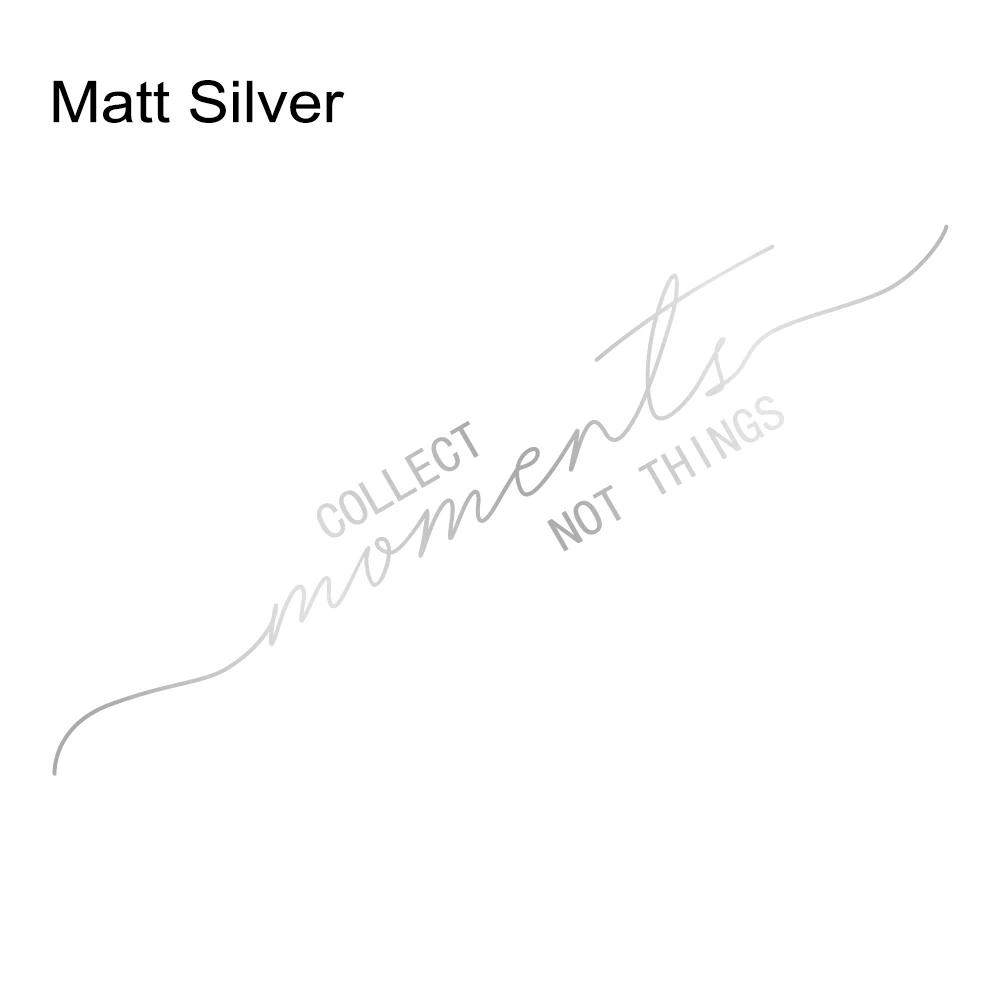 Collect Moments Not Things Car Stickers Rv Motorhome Camper Trailer Decor Vinyl Decals Auto Parts Exterior Styling Accessories 40x7cm