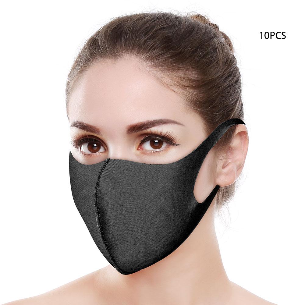 10pcs Reusable Mouth Muffle Dust Proof Sun Block Breathable Mouth Guard
