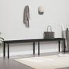 Bench In Black Oak Look 200 X 35 X 45 Cm Engineered Wood