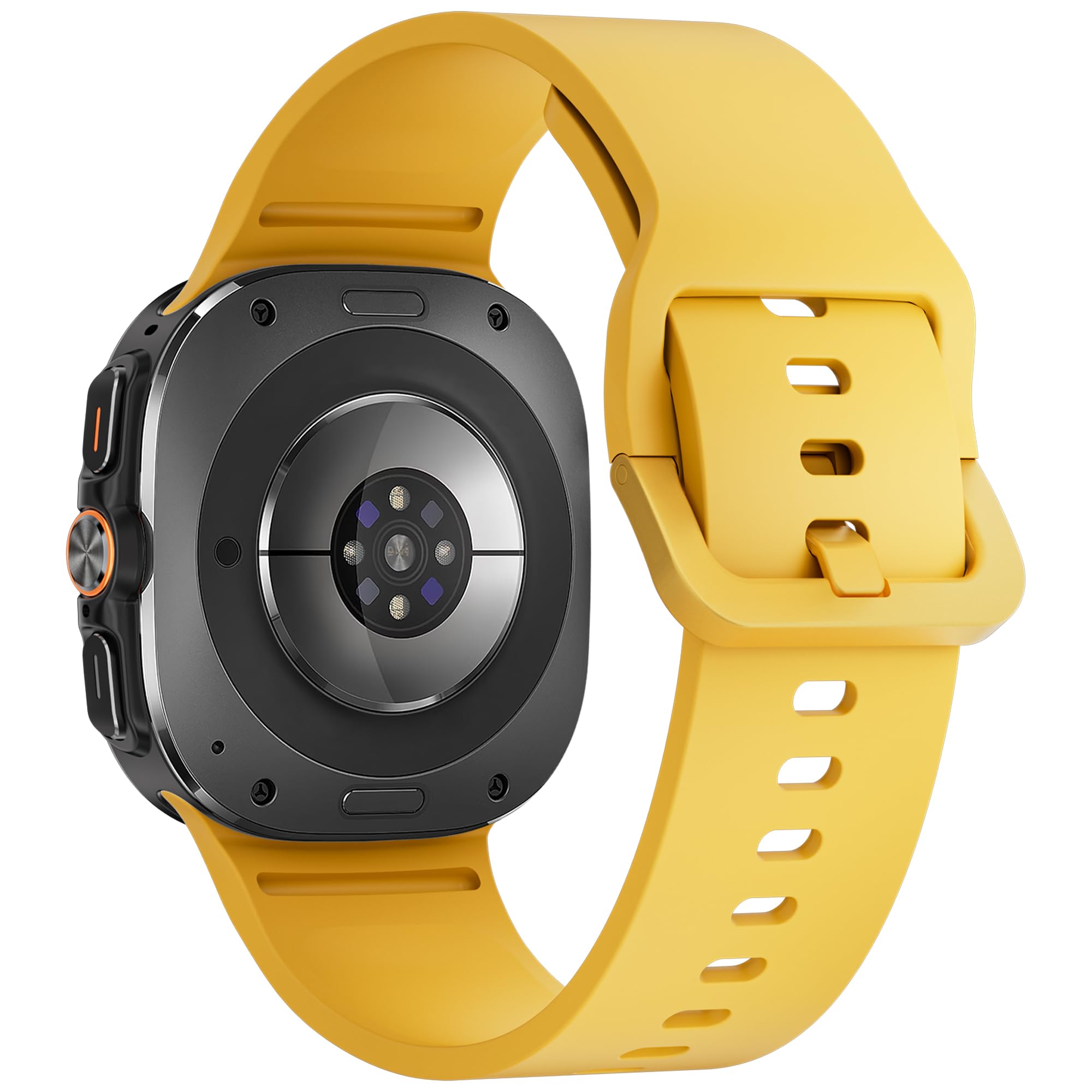 

Sport Silicone Band For Samsung Galaxy Watch 7 Ultra Strap 47mm Original Bracelet correa Galaxy Watch Ultra 47 mm Accessories Galaxy Watch Ultra кремовый