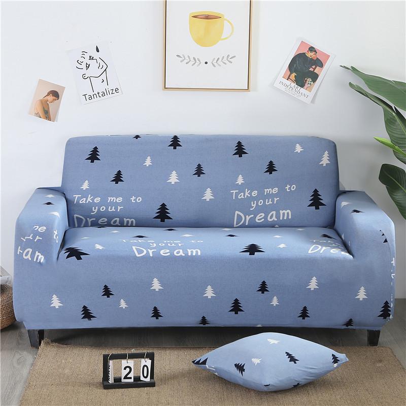 Non-Slip Stretch Sofa Cover All-Inclusive Full Covering Fabric Craft Old-Fashioned Sofa Slipcover for Combination Sofa Cushion