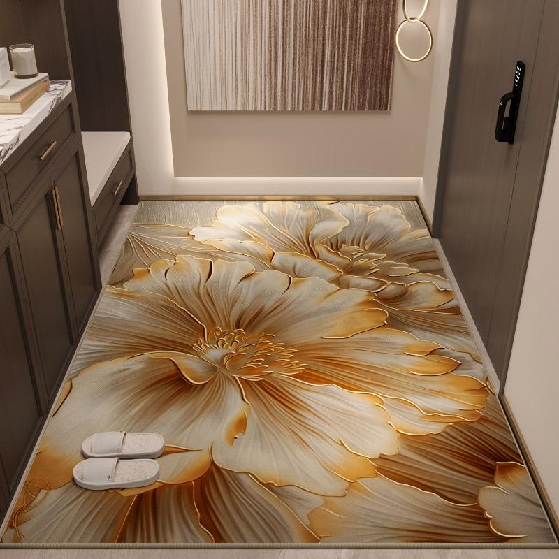 Nordic Luxury Print Carpet Soft Mat Wear-resistant Anti-slip Rug Suitable for Living Room Bedroom Easy Clean Beautiful Fashion