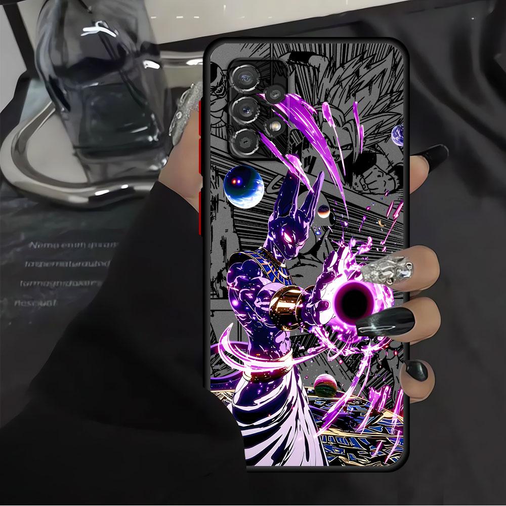 Dragon Bll Buu Beerus Funda Back Phone Cover Case for Samsung Galaxy A16 A15 A52S A72 A56 A36 A53 A14 A23 A73 A33 A25 A35 A55