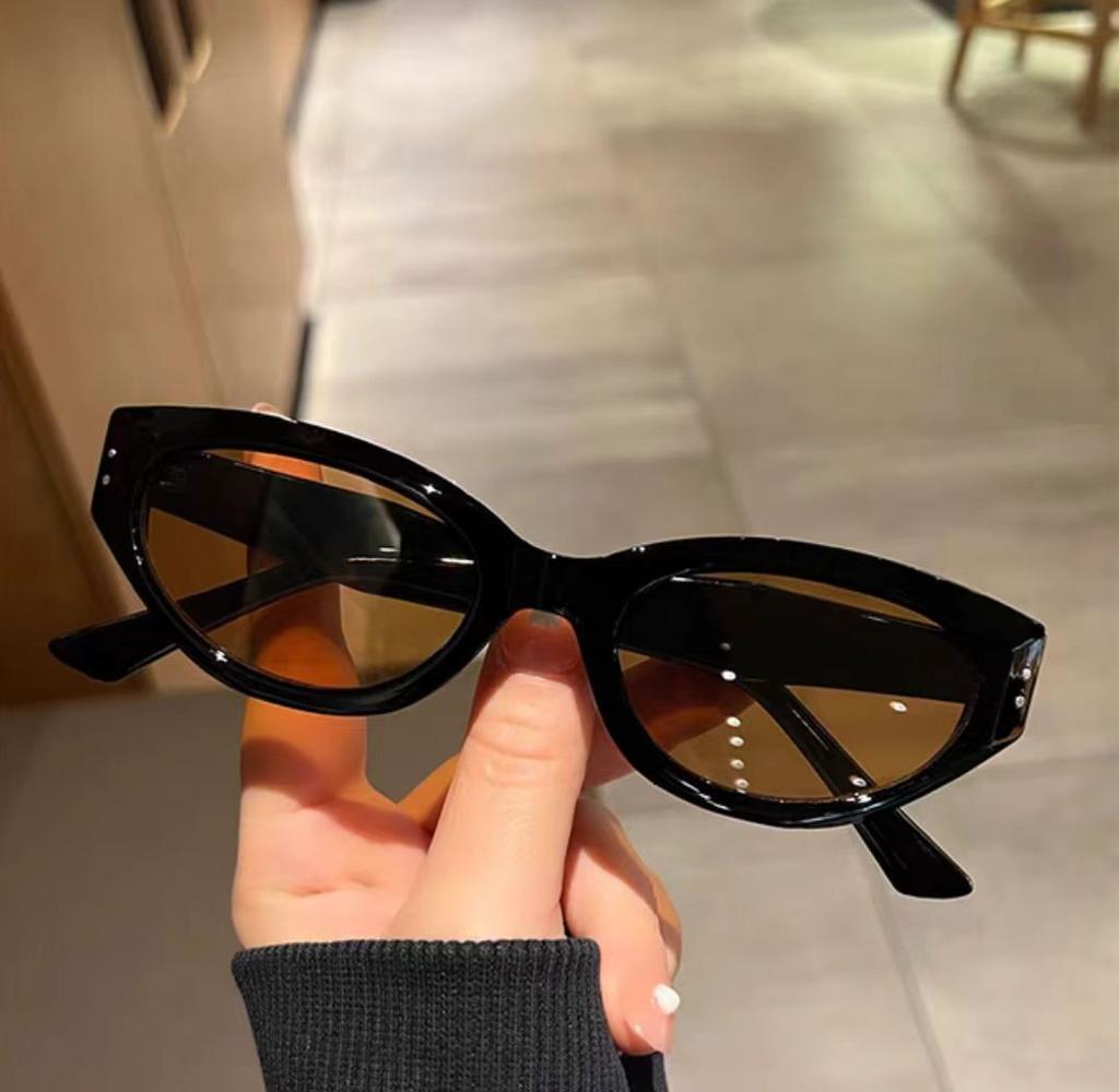 Vintage Cat Eye Women Sunglasses Vintage Small Frame Sun Glasses For Men Luxury Brand Design Outdoor Eyewear Uv400