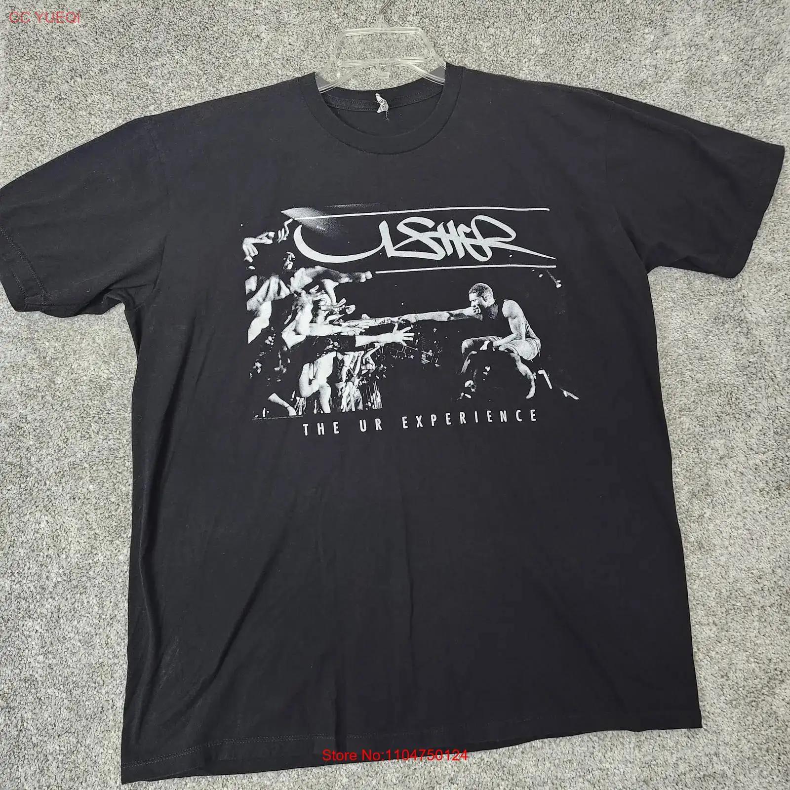 

Usher T Shirt Mens XL Black The UR Experience URX Tour Concert Music vintage Washed Unisex Slightly Breathable Comfortable 5XL різнокольоровий