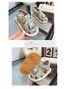 Infant Summer Sandals: Non-Slip Soft Sole, Closed Toe, Cartoon Design, Light-Up Squeaky Shoes