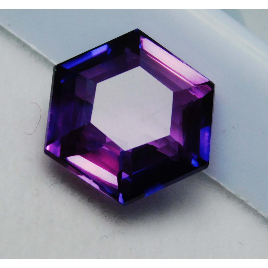 Natural Purple Tanzanite 6.85 Ct Fancy Cut CERTIFIED Pendant Size Loose Gemstone A-3845