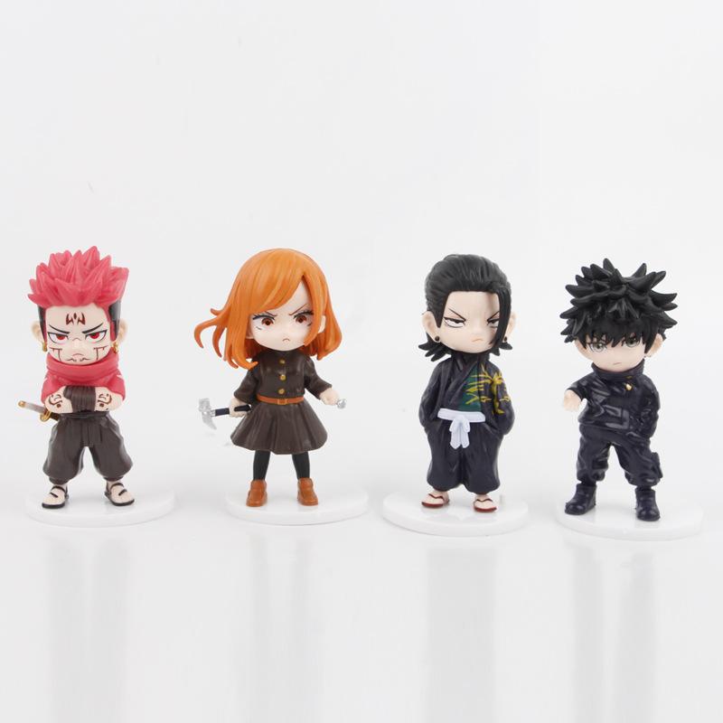 Eyecatching Kaisen Jujutsu Cool Pose Figures Of Sukuna Itadori And Fushiguro
