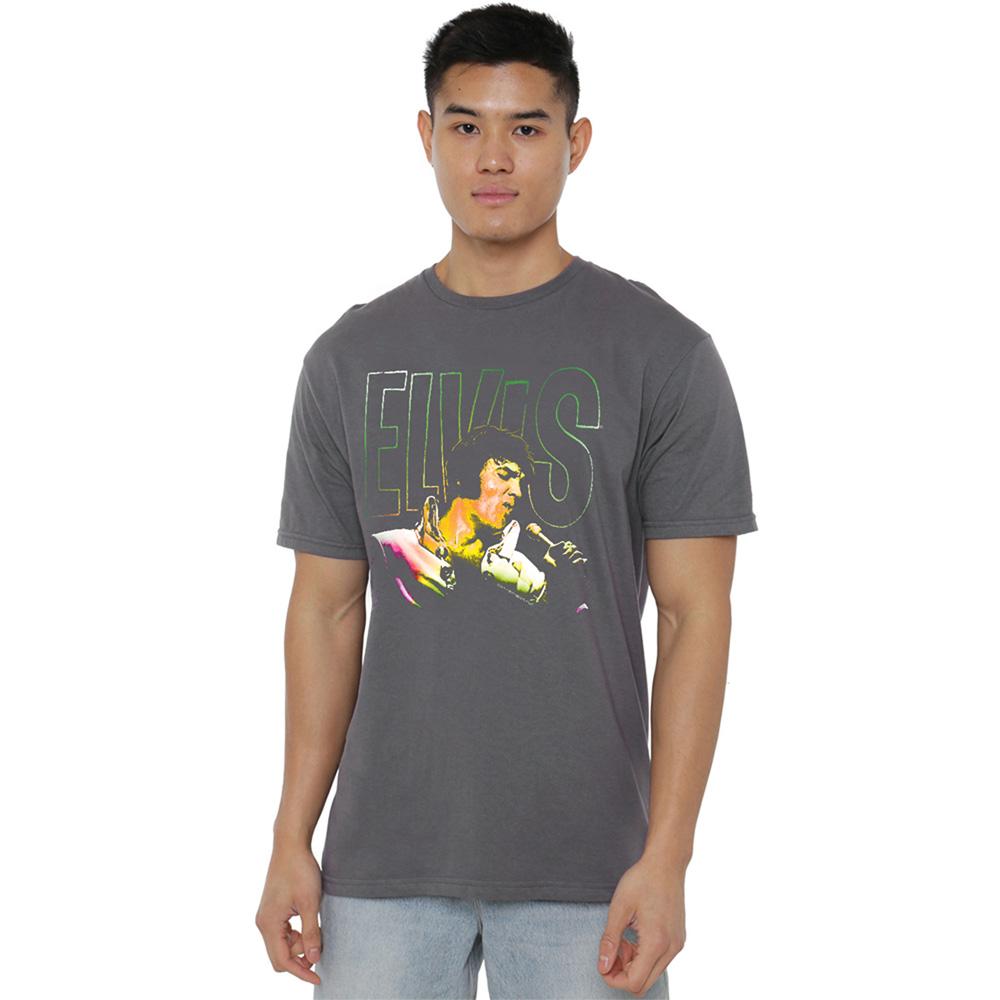 Elvis Presley Unisex Adult Multicoloured T-Shirt