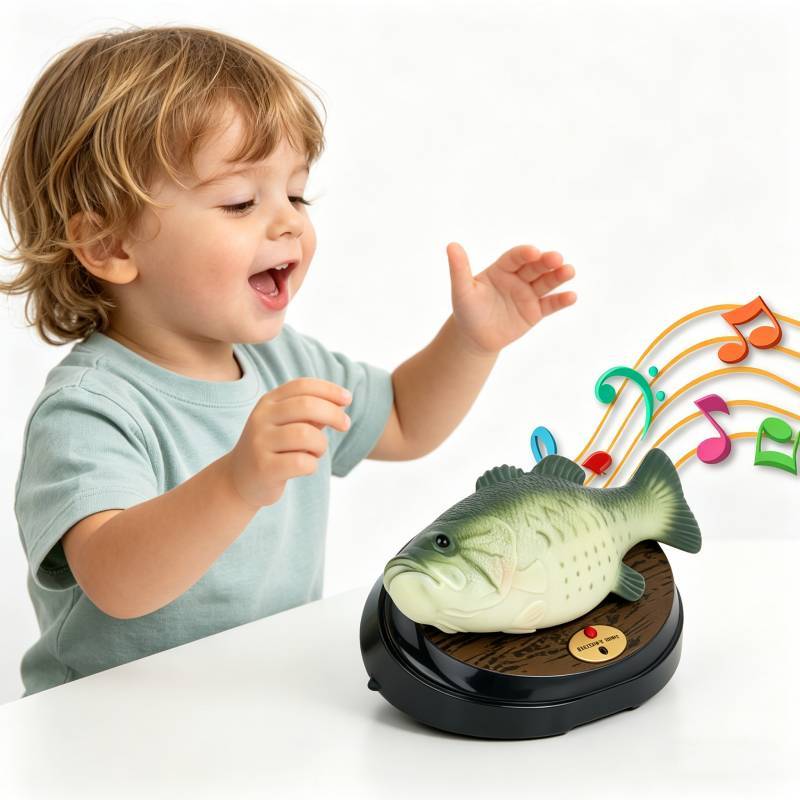 Elektronischer Spielzeugfisch mit Berührungssensoren und emotionaler Interaktion für Kinderunterhaltung