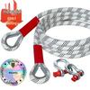 Heavy-Duty 4m Car Tow Strap - 3 Tons Capacity for Emergency Towing