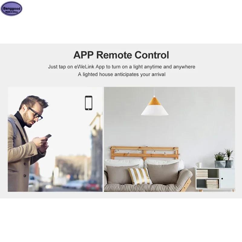 TX T0 US Wireless Wireless Wifi Smart Switch 1/2/3 Group Wifi Wall Touch Switch with Alexa Google Home for Smart Home Convenient