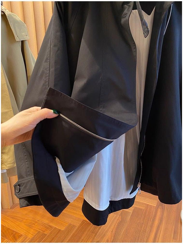 Women's Retro Baseball Jacket - Casual Loose Fit for Spring & Autumn