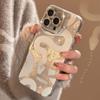 White Python Pattern Mobile Phone Case Suitable for Apple 17promax Lens Film Iphone16 Hard 12 High End Sense 14 Flash Powder