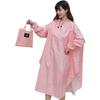 Cycling Raincoat Adult Men and Women Lightweight Pure Color Long Sleeves Electric Car Bicycle Poncho Outdoor Cycling Rainproof