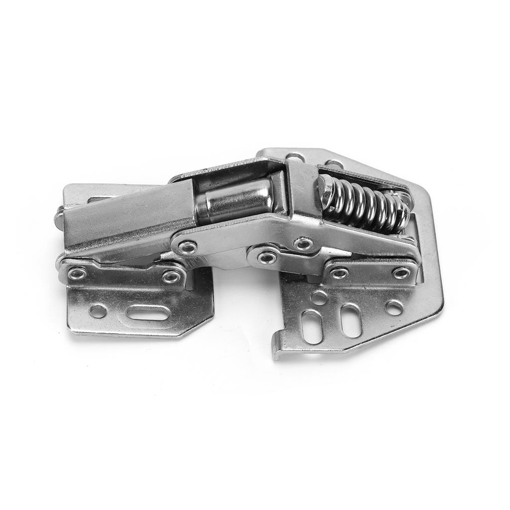 90° Cabinet Hinge Spring Buffer Damper Adjustable Cold Rolled Steel for Wardrobe Plane