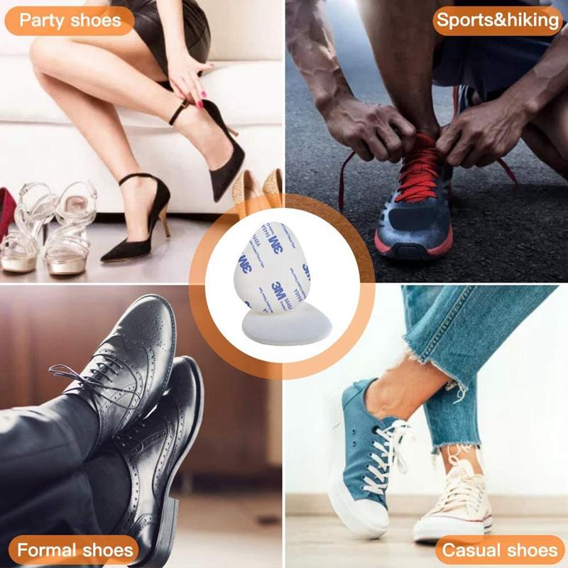 Metatarsal Felt Feet Pads Insert Pads Foot Cushion Pain Relief Forefoot Support Adhesive Foam Foot Cushion Pad for Men and Women