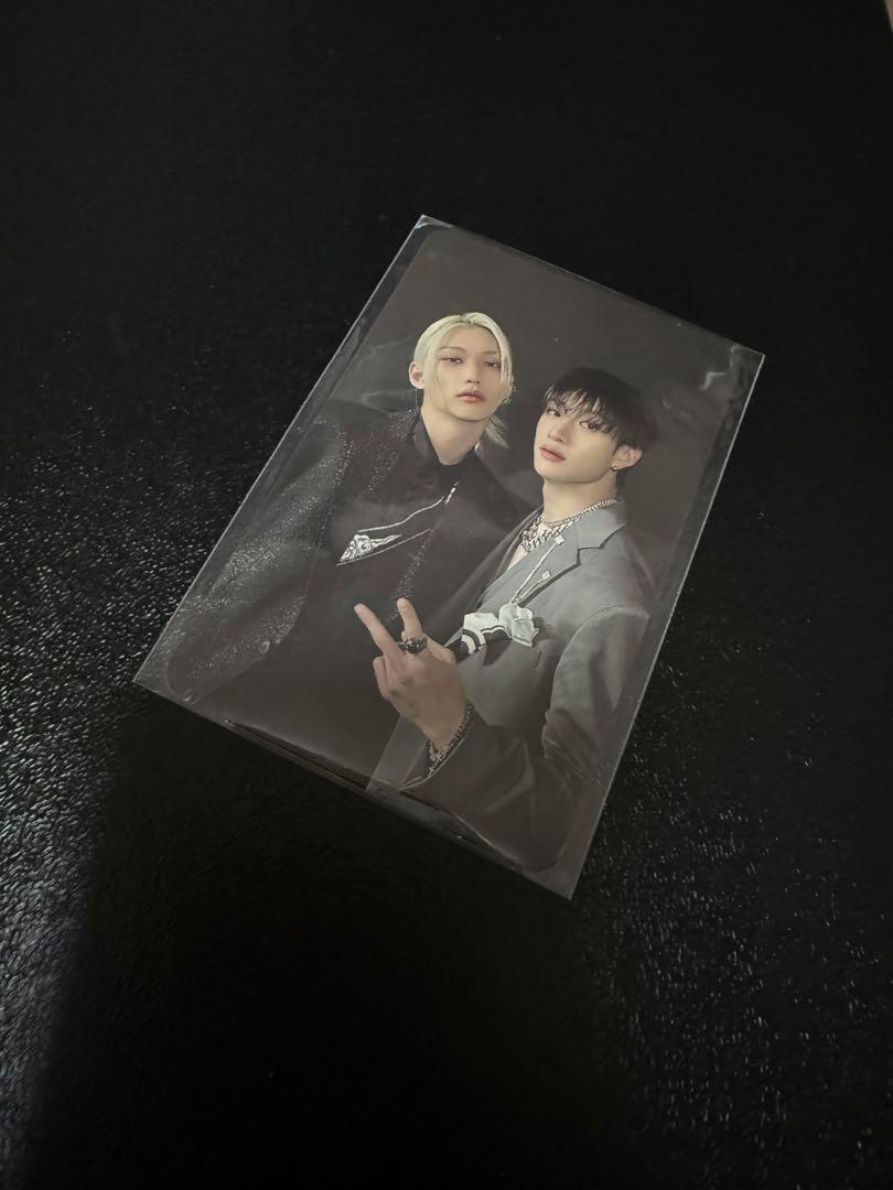 

[Б/У] Stray Kids hop Феликс Хош Ч/Б торговая карточка