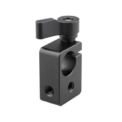 Single 15mm Rod Clamp Extension 15mm Rod Clamp Adapter with 1/4inch Screw for Camera Cage Shoulder Accessories