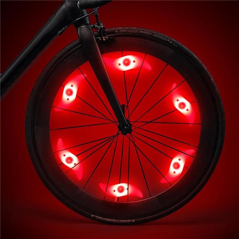 Colorful Bike Wheel Spoke Light Waterproof Mtb Balance Bicycle Light Led Tyre Tire Flash Lights Warning Cycling Lamp
