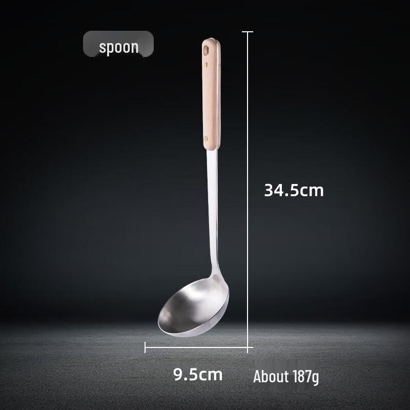 

ZISIZ 304 Stainless Steel 2-Piece Soup Ladle Set